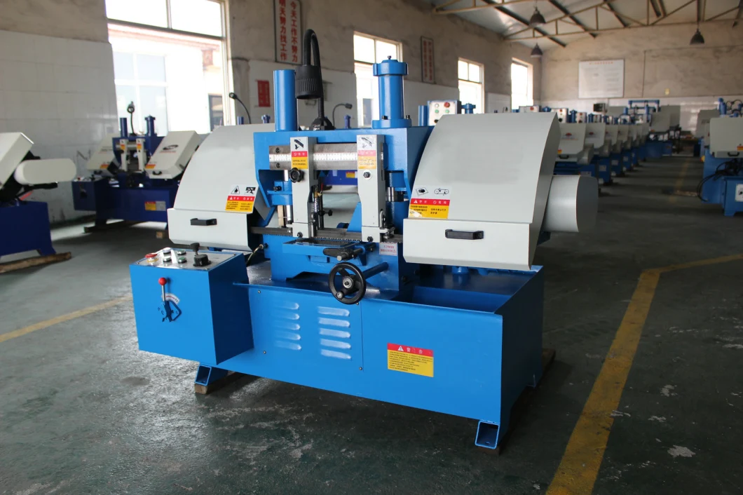 China Double Column Horizontal Metal Cutting Band Sawing Machine