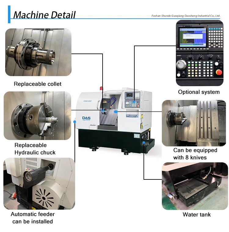 Ts-6-Diiy Double Spindle Dual Channel Turning and Milling CNC Lathe with Bar Feeder for Processing Part